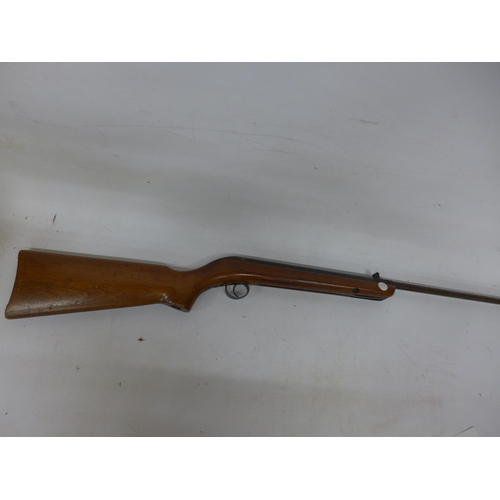 451 - A BSA .177 CALIBRE AIR RIFLE, 47CM BARREL, LENGTH 108CM