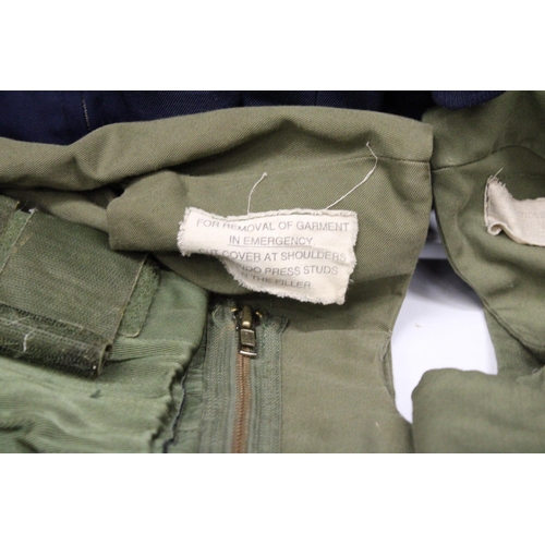 273 - COLLECTION OF MID TO LATE 20TH CENTURY RAF CLOTHING, TO INCLUDE FLYING SUIT, JACKETS ETC