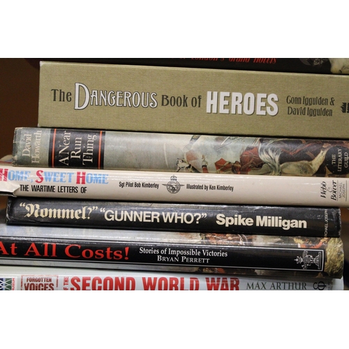 277 - TEN BOOKS ON THE WORLD WAR II AND VALOUR