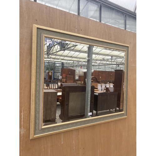 2993 - A PILKINGTON 'BERLIN' BEVEL EDGE WALL MIRROR, 47