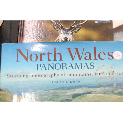 261 - A QUANTITY OF BOOKS TO INCLUDE 'A SOCIOLOGY OF MENTAL HEALTH AND ILLNESS', 'NORTH WALES PANORAMAS', ... 