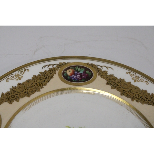 264 - A HANDPAINTED CHINA CABINET PLATE