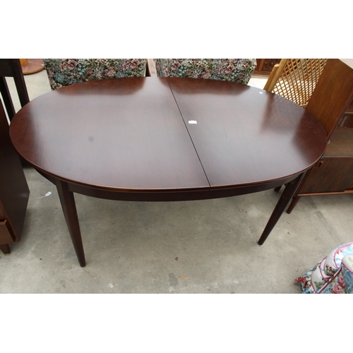 2798 - A D.END EXTENDING DINING TABLE, 60