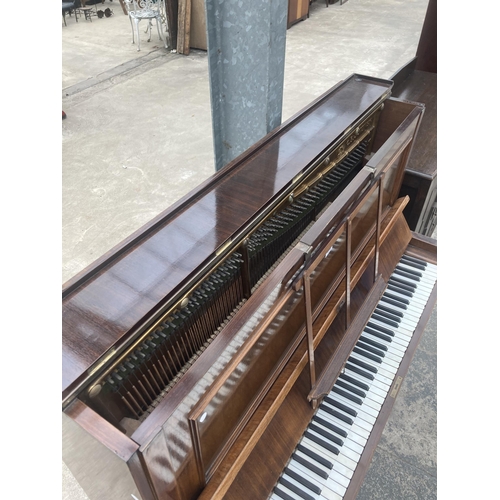 3006 - A STRAIGHT STRUNG PIANOFORTE