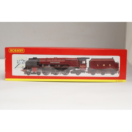 303 - A HORNBY OO GAUGE, 'DUCHESS OF BUCCLEUCH' LOCOMOTIVE LMS 4-6-2, NUMBER R2230 - BOXED