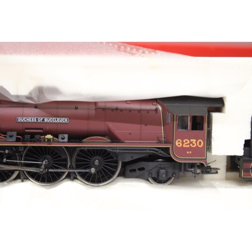 303 - A HORNBY OO GAUGE, 'DUCHESS OF BUCCLEUCH' LOCOMOTIVE LMS 4-6-2, NUMBER R2230 - BOXED