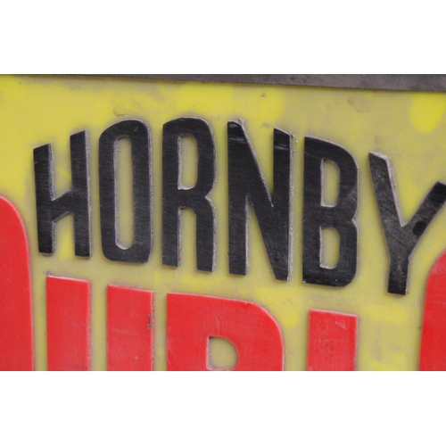 310 - A HORNBY DUBLO ILLUMINATED SIGN, 43CM X 27CM