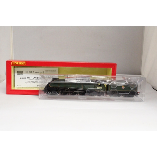 316 - A HORNBY OO GAUGE BR REBUILT CLASS W 1, 4-6-4 LOCOMOTIVE - R3844, AS NEW IN BOX