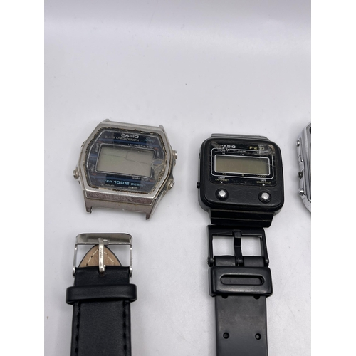 602 - ELEVEN VINTAGE CASIO DIGITAL WATCHES INCLUDING CFX 200, F 200, X11 - SOME RARE EXAMPLES, SOME WORKIN... 