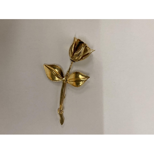 690 - A 'LEGEND OF THE CHRISTMAS ROSE' BROOCH, BOXED