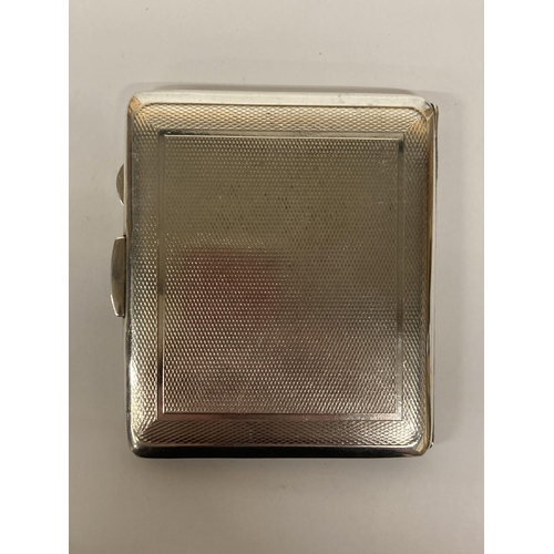 691 - A SILVER PLATED CIGARETTE CASE