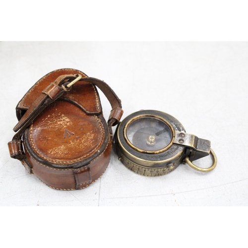 18 - A 1904 SHORT AND MASON PRE WW1 OFFICER'S COMPASS