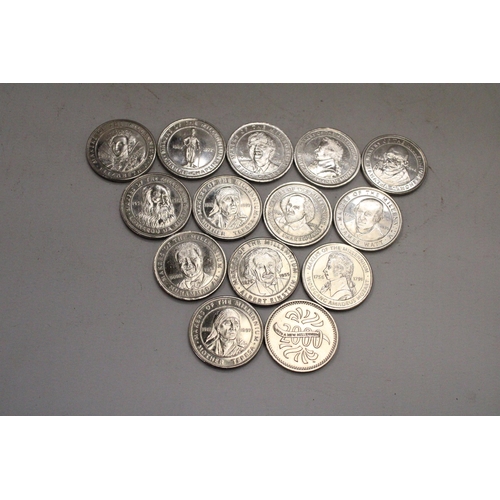 186 - FOURTEEN MILLENNIUM COINS