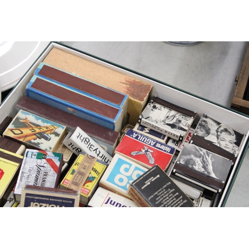 192 - A COLLECTION OF VINTAGE ADVERTISING MATCHBOXES