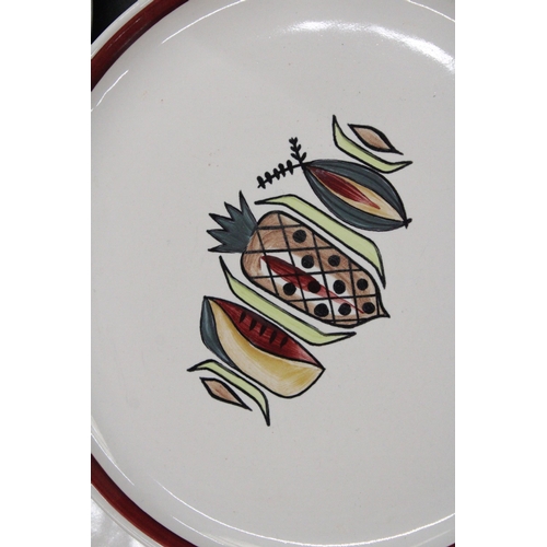 194 - EIGHT DENBY 'JAMAICA' 26CM DINNER PLATES