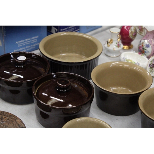 241 - A QUANTITY OF 'MOIRA' FARMHOUSE STONEWARE OVEN DISHES