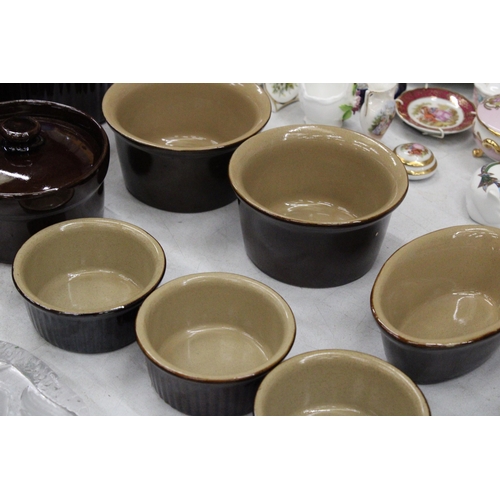 241 - A QUANTITY OF 'MOIRA' FARMHOUSE STONEWARE OVEN DISHES