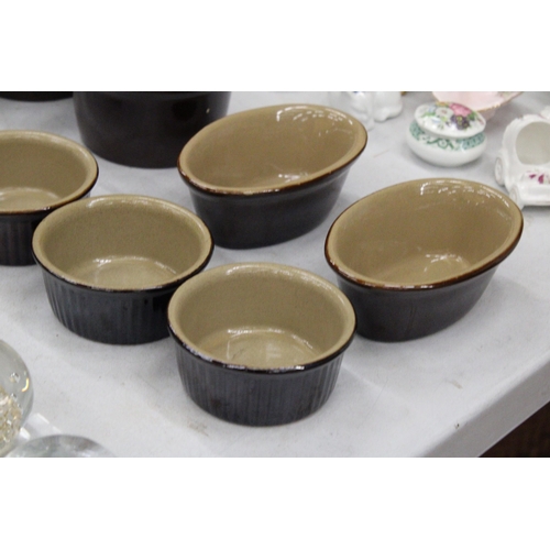 241 - A QUANTITY OF 'MOIRA' FARMHOUSE STONEWARE OVEN DISHES