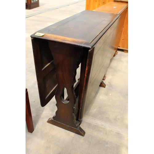 2821 - TWO MID 20TH CENTURY OAK DROP-LEAF DINING TABLES