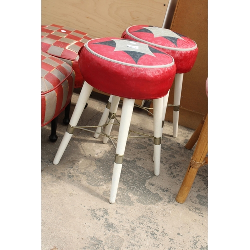 2851 - TWO PAIRS OF SHERBORNE STOOLS