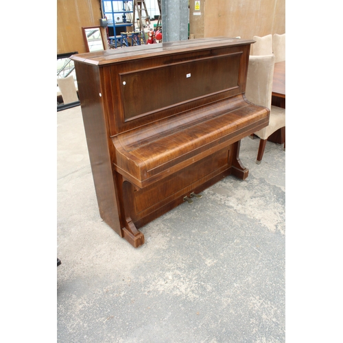 2869 - A STRAIGHT STRUNG PIANOFORTE