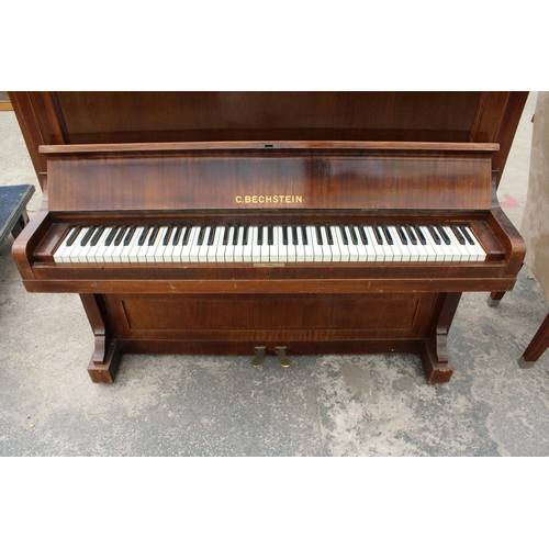 2869 - A STRAIGHT STRUNG PIANOFORTE