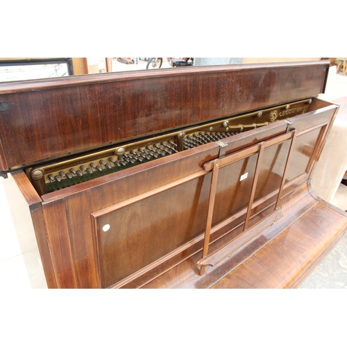 2869 - A STRAIGHT STRUNG PIANOFORTE