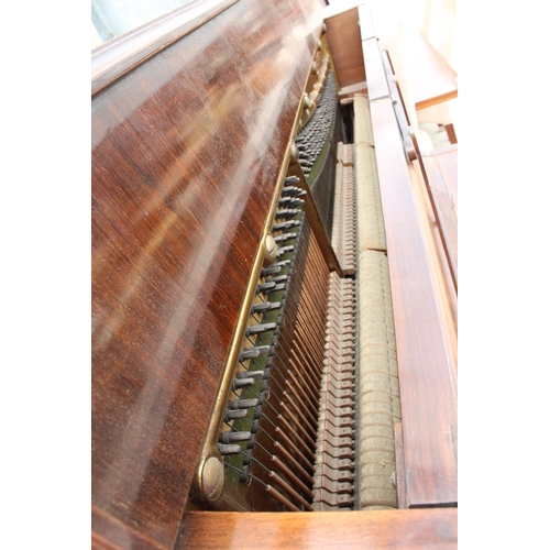 2869 - A STRAIGHT STRUNG PIANOFORTE