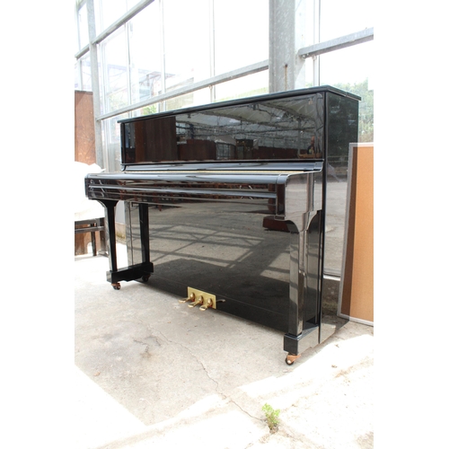 2872 - AN ESSEX EUP-111E STUDIO UPRIGHT PIANO DESIGNED BY STEINWAY & SONS, MADE IN 2004 (E.102026)