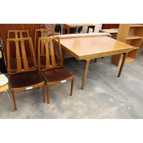 2900 - A NATHAN RETRO TEAK EXTENDING DINING TABLE 60