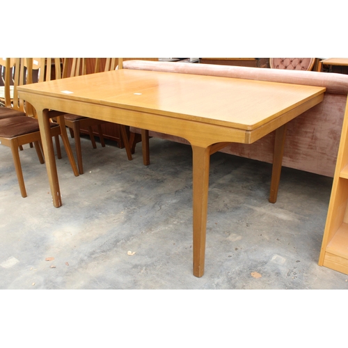 2900 - A NATHAN RETRO TEAK EXTENDING DINING TABLE 60