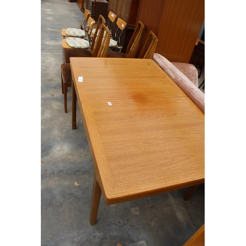 2900 - A NATHAN RETRO TEAK EXTENDING DINING TABLE 60