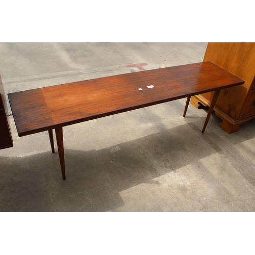 2919 - AN ALBERTS, TIRRO, MADE IN SWEDEN RETRO TEAK COFFEE TABLE 52