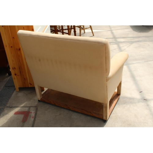 2968 - A CHILDS SIZE TWO SEATER SETTEE