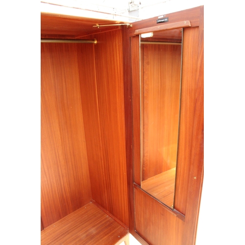 2971 - A RETRO TEAK A YOUNGER LTD TWO DOOR WARDROBE, 50