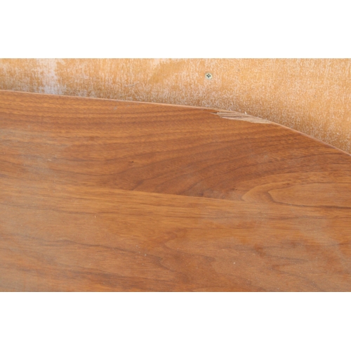 2992 - A LARGE MODERN WOODBLOCK DINING TABLE TOP, 141