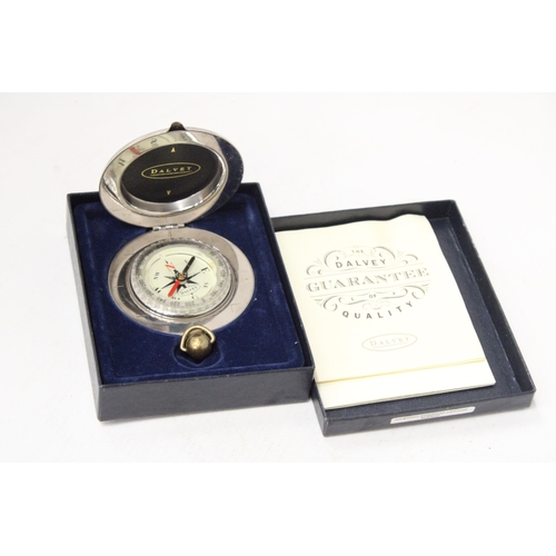 74 - AN ORIGINAL DALVEY POCKET COMPASS IN BOX