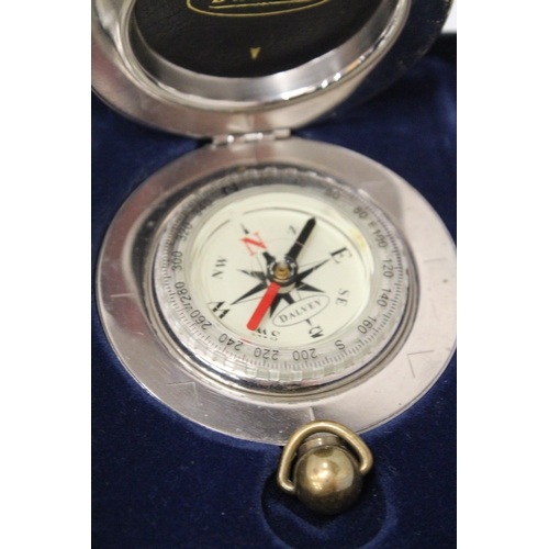 74 - AN ORIGINAL DALVEY POCKET COMPASS IN BOX