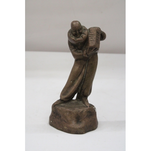 16 - A VICTORIAN BRONZE CLOWN DOORSTOP