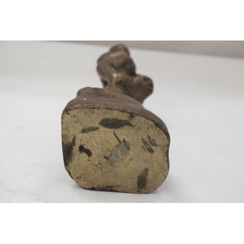 16 - A VICTORIAN BRONZE CLOWN DOORSTOP