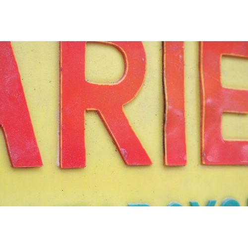 69 - AN ILLUMINATED ARIEL MOTORCYCLES SIGN - 41.5 CM X 24.5 CM