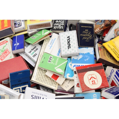 282 - A COLLECTION OF VINTAGE ADVERTISING MATCHBOXES WITH MATCHES