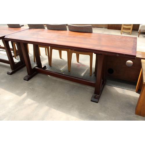 2936 - A MODERN PUB / RESTAURANT BOOTH TABLE, 72