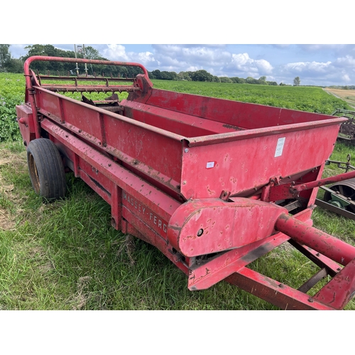 106 - MASSEY FERGUSON MANURE SPREADER WITH PTO  + VAT