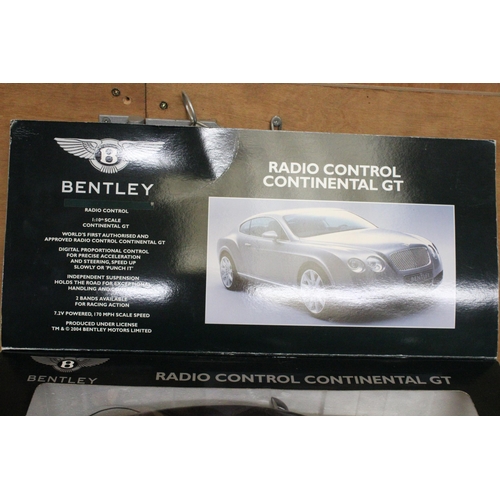 338 - A BENTLEY 1:10TH SCALE, RADIO CONTROL CONTINENTAL GT - AS NEW IN BOX