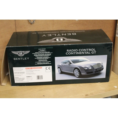 338 - A BENTLEY 1:10TH SCALE, RADIO CONTROL CONTINENTAL GT - AS NEW IN BOX