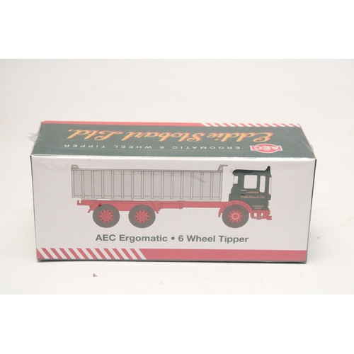 349 - FOUR ATLAS EDITIONS EDDIE STOBART SPECIAL EDITION COLLECTOR'S MODELS 1/76 SCALE TO INCLUDE, SCANIA O... 