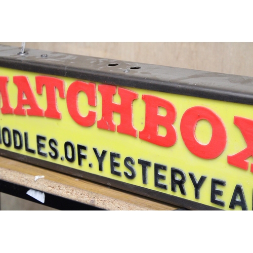 351 - A MATCHBOX MODELS OF YESTERYEAR ILLUMINATED SIGN