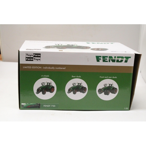 400 - A FENDT 700 VARIO SERIES, LIMITED EDITION TRACTOR, SCALE 1: 32 - AS NEW IN BOX