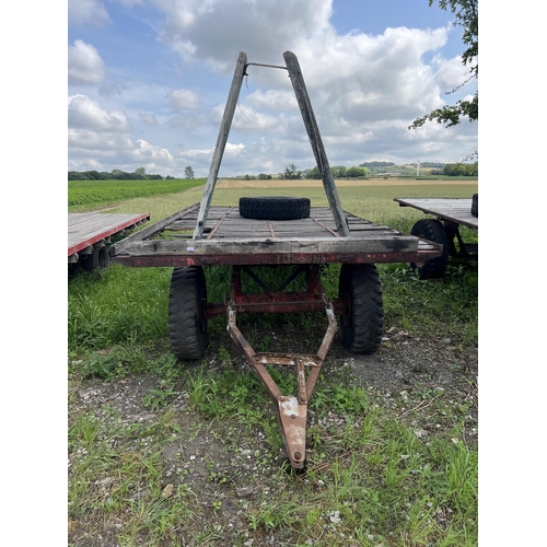 111 - 4 WHEEL TRAILER APPROX.14'8